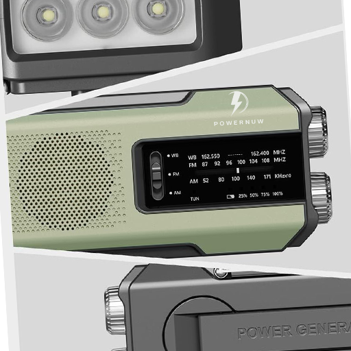 Noodradio - Opwindbare Radio - Oplaadbaar